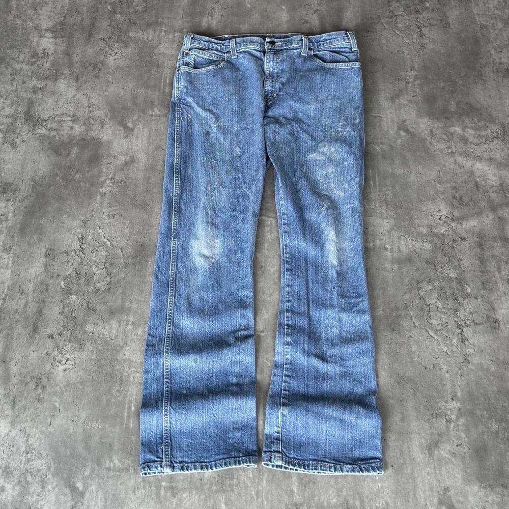 Vintage Y2K Carhartt Style Carpenter Skater Streetwear Denim Jeans - Picture 2 of 4